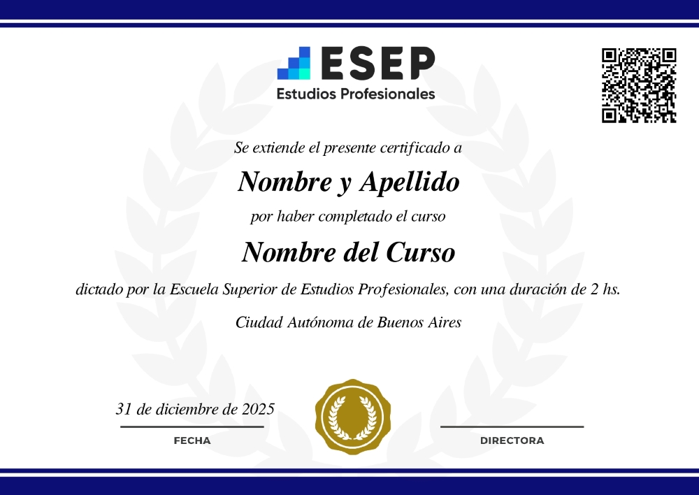 Certificado de Ejemplo Curso Ágil